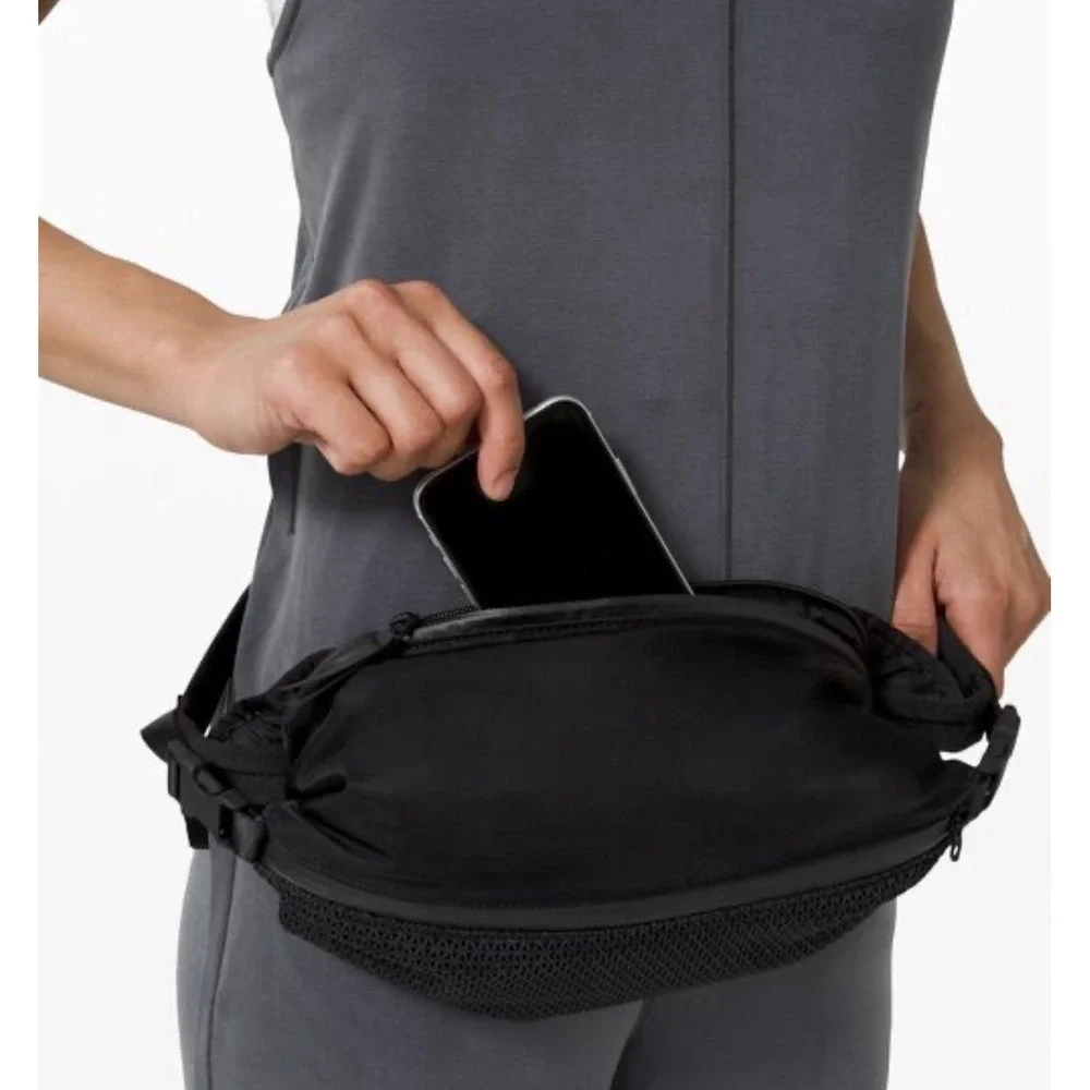Lululemon All Hours Belt Bag Fanny Pack Mesh Expandable‎ Crossbody Sling Pack